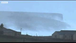 BBC News Huge waves crash on Orkney Islands [upl. by Verile]