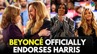 LIVE Beyoncé Brings Star Power To Kamala Harris Rally with Kelly Rowland  Houston Rally  N18G [upl. by Saxon]