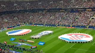 France vs Croatia World cup 2018 final Russia 2018 moscow National Anthems [upl. by Pierson]