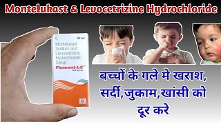 FlumontLC SyrupMontelukastamp Levocetrizine Hydrochloride Syrup usesDosageside effects [upl. by Nelad]