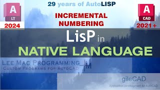 Incremental Numbering Suite  LisP in native languages [upl. by Camp]