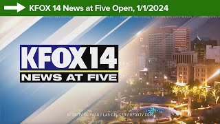 KFOX 14 News at Five Open 112024 [upl. by Chadabe]