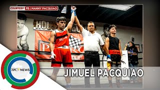 Jimuel Pacquiao wins in US amateur debut  TFC News California USA [upl. by Illoh]