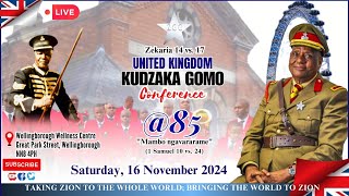 GREAT BRITAIN KUDZAKA GOMO CONFERENCE  SATURDAY 16 NOVEMBER 2024 LIVE FROM WELLINGBOROUGH [upl. by Wilton]