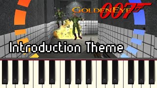 Introduction Theme  GoldenEye 007 Synthesia [upl. by Yorgos31]