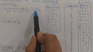 Hexadecimal to Octal Conversion and Octal to Hexadecimal Conversion Digital Electronics [upl. by Gnous]