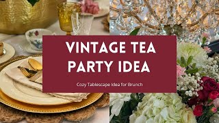 Vintage Tea Party Idea  Bricks n Blooms [upl. by Selie]