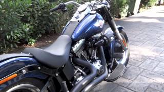 Harley Fat Boy Lo VampH big radius HD [upl. by Akilaz]