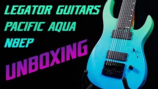 New Legator Guitars N8EP In Pacific Aqua  Unboxing Now [upl. by Tim]