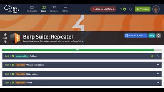 Burp Suite Repeater  JrPenetrationTester  TryHackMe  2021 [upl. by Acinemod]