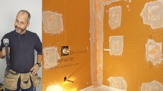 How To Build a Waterproof Shower using KerdiBoard [upl. by Ahtenek]