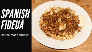 Cuttlefish Fideuà Fideuá recipe with Ali Oli  made simple [upl. by Stringer143]