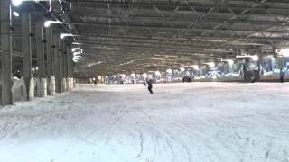 Snow boarding The worlds largest indoor ski area Snowworld Landgraaf [upl. by Ellirpa]