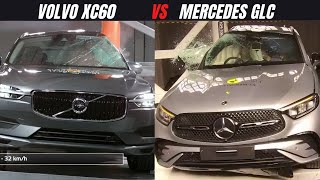 2024 MercedesBenz GLC vs 2024 Volvo XC60 Euro NCAP Crash Test Comparison [upl. by Aniale]