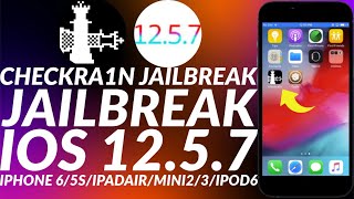 Checkra1n iOS 1257 Jailbreak iPhone65SiPadAirMini23iPod6  Jailbreak 1257 Checkra1n [upl. by Cardon]