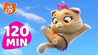 44 Cats Marathon 120 Minutes of Purrfect Adventures [upl. by Miru]