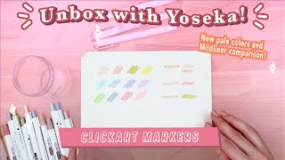 Unbox with Yoseka Zebra ClickArt Markers [upl. by Child]