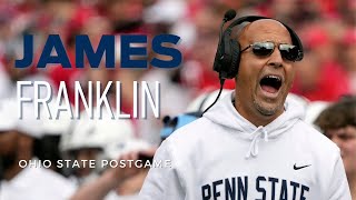 Watch Penn State head coach James Franklins postgame press conference following loss to Ohio State [upl. by Mira]