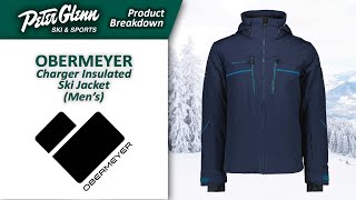 Obermeyer Charger Insulated Ski Jacket Mens  W2223 Product Breakdown [upl. by Oralle]