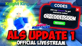 OP CODE Anime Last Stand Update 1 Official Livestream amp Update Countdown [upl. by Yeliab261]