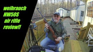 Weihrauch HW50S air rifle reviewweihrauch airgunsofarizona pyramydair [upl. by Arema]