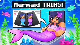 Im PREGNANT with TWIN MERMAIDS In Minecraft [upl. by Treacy16]