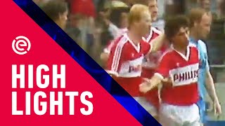 MONSTESCORE IN EINDHOVEN ⚽  PSV  FC Utrecht 23081987  Highlights [upl. by Enilada]