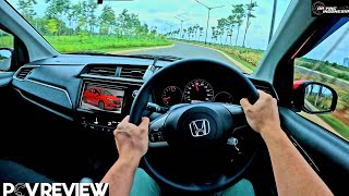 POV REVIEW  HONDA NEW BRIO SATYA 12 E CVT 2024  BRIO SUDAH KEKINIAN 🤔  Car Tour amp Test Drive [upl. by Francyne753]