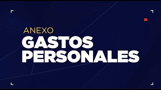 LIVE  Anexo de Gastos personales año fiscal 2022 [upl. by Elnora]