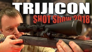 New Trijicon Accupoint 416x50 scope for hunters and shooters  Shot Show 2018 [upl. by Teodoro]