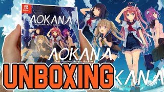 Aokana Four Rhythms Across the Blue Nintendo Switch Unboxing [upl. by Ahswat]