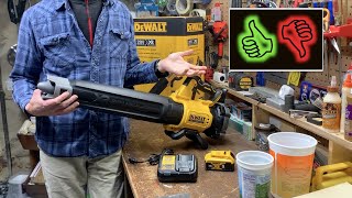 TOTALLY quotMEHquot DEWALT 20V MAX Brushless Blower Review DCBL722  Kit DCBL722P1 [upl. by Llyrehc632]