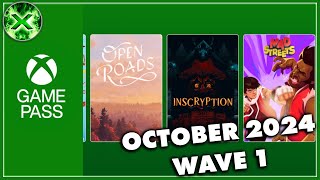 Game Pass October 2024 Wave 1 Games Announced [upl. by Aubrie]