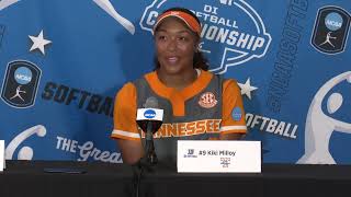 Lady Vols Softball Coach Karen Weekly Kiki Milloy Payton Gottshall postgame vs Virginia [upl. by Phare]