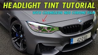 How to install Headlight Tint Film with our DIY POV tutorial [upl. by Suivatal]