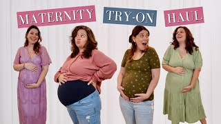 Trying Clothes From Popular Maternity Brands [upl. by Chilson506]