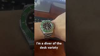 Rolex Submariner 41mm Green Kermit desk diving rolex watches luxury [upl. by Irmina760]