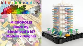 Modulex Heights  LEGO Micropolis Block by Blockhead 157 [upl. by Arne]