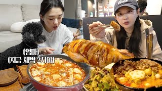 I tested the mukbang microphone while eating malatangㅣKorean chinese foodㅣHamzy Vlog [upl. by Ellerahc]