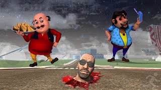 Franklin Vs Motu Patlu Mafia Indian bike driving 3d [upl. by Flanagan]