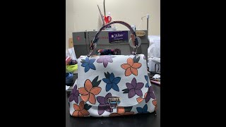 Sewing The Marmoris Handbag by Needle and Anchor Patterns [upl. by Eelir]