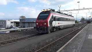 Mermec Roger 1000 ETR 470 009 und Re 465 015 in Sins [upl. by Osana421]