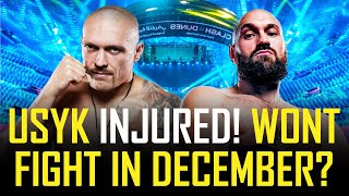 😱 USYK INJURED TYSON FURY THREATENS TO SUE IF HE DOESNT FIGHT IN DECEMBER 😱 [upl. by Acilef78]