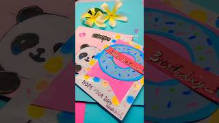 quotHandcrafted cuteness A fun birthday card Perfect for spreading birthday cheer DIY BirthdayCard [upl. by Sheryl52]