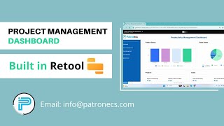 Powerful Project Management Dashboard in Retool  Demo and Features [upl. by Onimod]