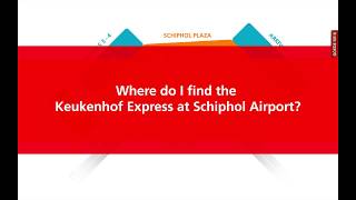 How to get from Schiphol to Keukenhof [upl. by Airotal]