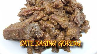 SATE DAGING VERSI GORENG [upl. by Arondell]