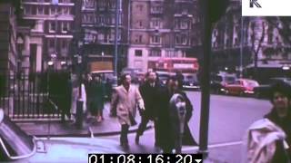 Rare Colour Footage of 1960s London New Bond Street Shops [upl. by Vigor]