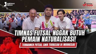 OFFSIDE DUO 198  TIMNAS FUTSAL NGGAK BUTUH NATURALISASI TURNAMEN FUTSAL SMA TERBESAR DI INDONESIA [upl. by Edgard]