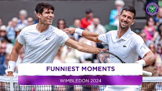 The FUNNIEST Moments from Wimbledon 2024 😂 [upl. by Constantia785]